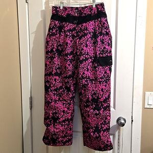 Firefly ski snowboarding hot pink black pants youth size Large